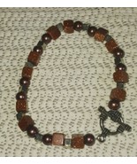 Vintage Goldstone look Plastic Bead Bracelet, 8&quot; - $20.44 CAD