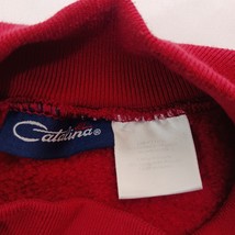 Catalina Mockneck Men's Red Pullover Sweatshirt Long Sleeve Measured Chest 46 image 4