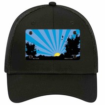 Southwest Blue Sunset Novelty Black Mesh License Plate Hat - £23.12 GBP