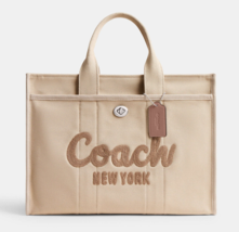COACH Cargo Tote Bag 42 Large Canvas Crossbody ~NWT~ CY847 Dark Natural - $272.25