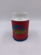 Vintage IGLOO Can Cooler Koozie Beer Beverage Holder Red Blue Green - £7.42 GBP