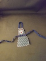 Barbie Doll Clothes Teapot Apron Kitchen Cooking Baking Accessory Blue W... - $8.00