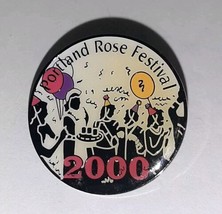 Portland Rose Festival 2000 Lapel Pin Y2K Millennium Parade Pinback Brooch - $9.90