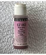 Duncan Ez 063 Wine Berry Ceramic Glaze E-Z Strokes 1oz - $2.00
