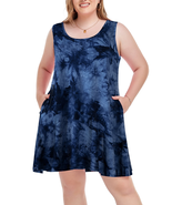 Summer Tank Dresses for Women,  Sleeveless T Shirt Dresses Loose Casual ... - €36,46 EUR