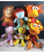 Fraggle Rock Muppets Jim Henson Set of 6 Plush 7&quot; Toy Stuffed Animal Dol... - $1,478.75 MXN