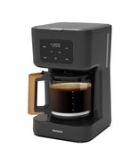 Aiwa 12- Cup Programmable Coffee Maker with Reusable Filter and LED Digi... - $817.81 MXN