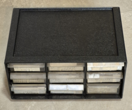 Akro-Mils Storage Bin Parts Organizer 9 Drawer Black 10-109 / FINAL PRICE - $14.45
