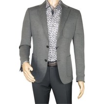 Men's MONO Turkey Casual Dress Jacket Patch Pockets Thick Cotton 1557-04 Gray image 3