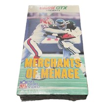 NFL Films Video Castrol GTX Presents Merchants Of Menace VHS 1989 - £5.05 GBP