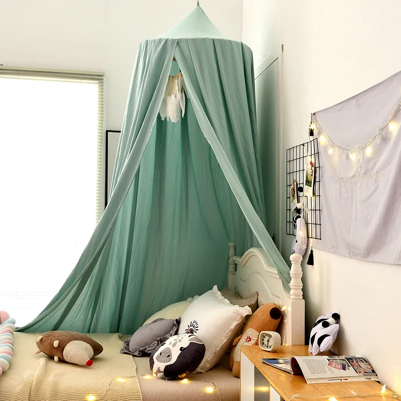 Mosquito Net for Baby Crib Tent Girl Room Bed Children Bedroom Corner Pr... - £35.84 GBP