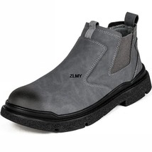 Waterproof Men Welder Shoes Steel Toe Work Shoes Man Anti-spark Anti-smash Safet - £56.32 GBP