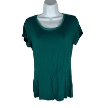 Jaclyn Smith Collection Women&#39;s Teal Short Sleeve Top Size S - £10.44 GBP