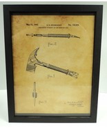 1940 Ervin Arnsbarger - Combo Fireman&#39;s Axe &amp; Wrecking Tool Patent Print... - £9.15 GBP