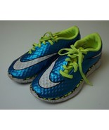 NIKE FREE 5.0 HYPERVENOM YOUTH KIDS ATHLETIC SHOES SIZE 7Y BLUE VOLT 705... - $26.94 CAD