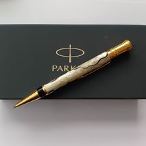 Parker Centennial Duofold Ball Pen- Pearl &amp; Black Made in UK - £401.49 GBP