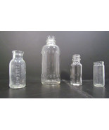 Lot of 4 Listerine Lambert Pharmaceuticals Foley Antique Glass Medicine ... - $32.44 CAD