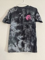 Happy Hour Men T-Shirt Medium Gray Tie Dye Logo Yin Yang Stay Cool Palm ... - £8.54 GBP