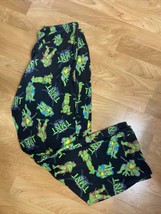 Ninja Turtles Mens Pajama Pants Med Black Drawstring Teenage Mutant Nickelodeon - £11.87 GBP