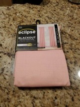 Eclipse Rod Pocket Black Out Panel Braxton Coral 42&quot;×63&quot; 1 Curtain Panel... - £22.75 GBP