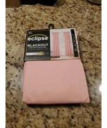 Eclipse Rod Pocket Black Out Panel Braxton Coral 42&quot;×63&quot; 1 Curtain Panel... - $28.71