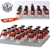 Imperial Guard Red Uniform British Army Lego Compatible Minifigures Bricks 21Pcs - £25.96 GBP