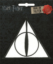 Harry Potter The Deathly Hallows Logo Embroidered Patch NEW UNUSED ATB - £6.15 GBP