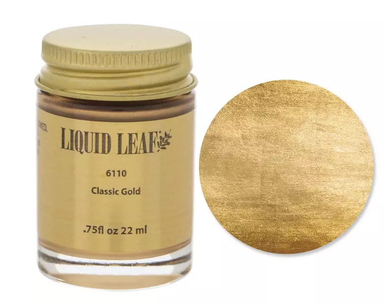 Liquid Leaf Paint Classic Gold New - $9.89