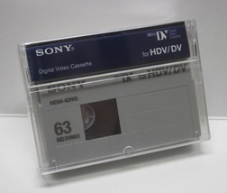 1 Sony HD tape HDM-63VG for PV-GS320 HDR-HC7 PV-GS80 DCR HC36 HDR-FX1 ca... - £30.63 GBP