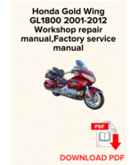 Honda Gold Wing GL1800 2001,2002,2003,2004,2005,2006,2007,2008,2009,2010... - $17.99