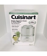 Cuisinart ICE-20 1-1/2 QT Automatic Frozen Yogurt Ice Cream Sorbet Maker... - £37.44 GBP