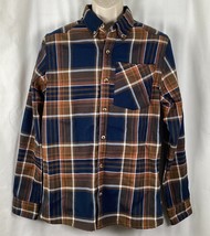 Browning Long Sleeve Flannel Shirt Size Medium Brown Plaid - $34.60