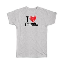 I Love Culebra : Gift T-Shirt Puerto Rico Tropical Beach Travel Souvenir - £14.45 GBP
