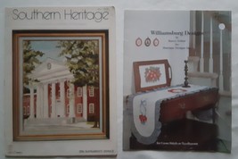 Southern Heritage Cross Stitch Pattern Books - Set of 2 -  Vintage designs. - £5.50 GBP
