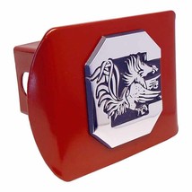 SOUTH CAROLINA GAMECOCKS  GARNET  TRAILER HITCH COVER - £56.80 GBP