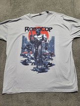 Robo Cop T Shirt Film Movie Size 3XL Lightweight Men Gray - £7.57 GBP