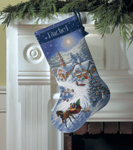 Dimensions Gold Collection Counted Cross Stitch Kit 16&quot; Long-Sleigh Ride  - £28.88 GBP