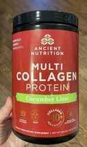 Cucumber Lime 18.6 Ancient Nutrition Hydrolyzed Collagen Peptides Powder ex 2027 - £28.67 GBP