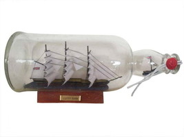 [Pack Of 2] Cutty Sark Model Ship in a Glass Bottle 11&quot;&quot; - £65.84 GBP