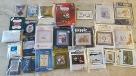 Vintage Cross Stitch Kit Jiffy Stitchery, Sunset Needlepoint, Needle Poi... - £1.59 GBP