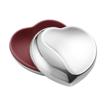 Georg Jensen Stainless Steel Heart Box Small Modern - New - £54.60 GBP