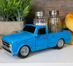 Country Rustic Vintage Blue Highboy Pickup Truck Salt And Pepper Shakers... - $29.99