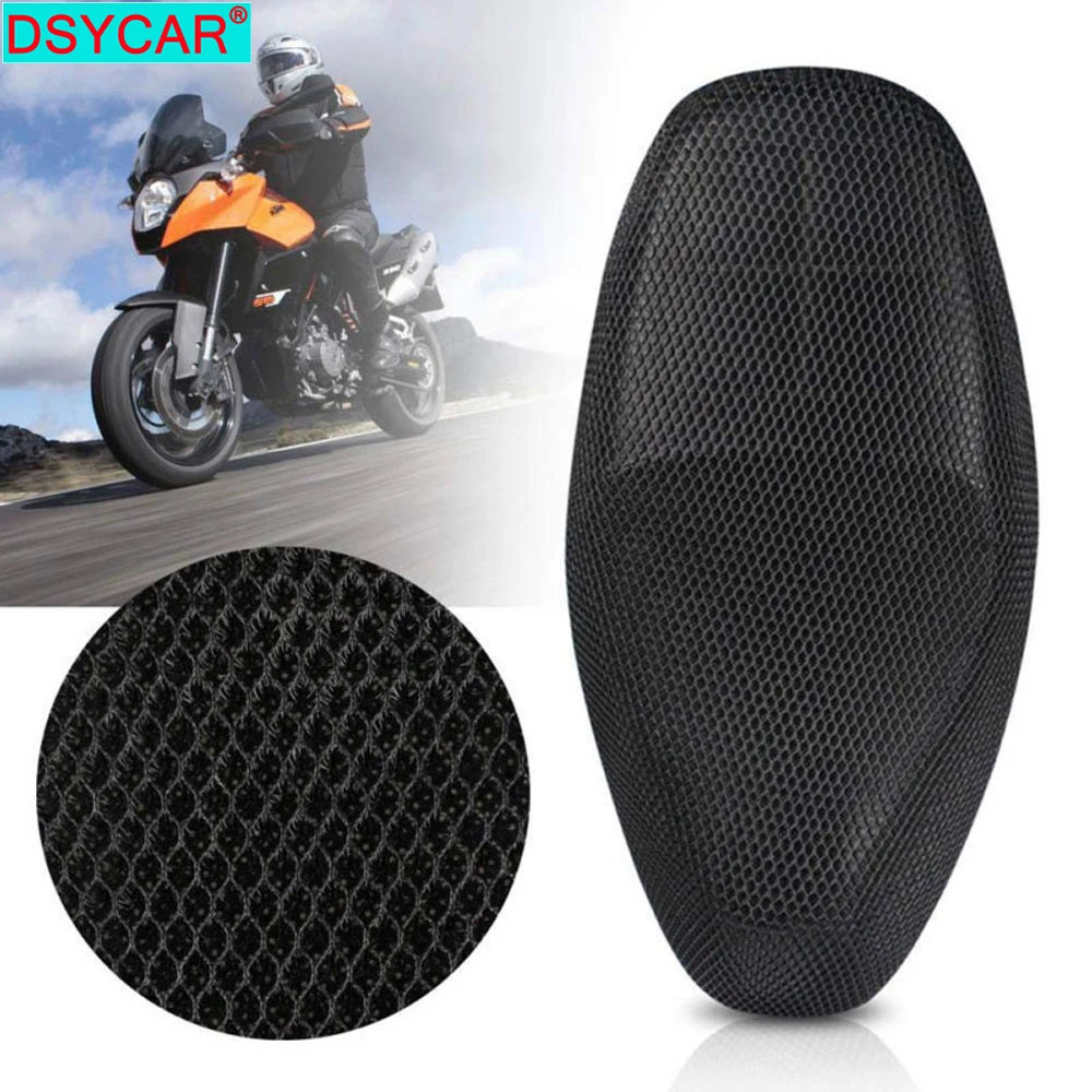 DSYCAR 1Pcs Anti-Slip 3D Mesh Fabric Seat Cover Breathable Waterproof Motorcycle - £10.70 GBP+