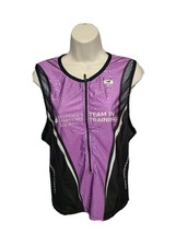 Sugoi Team in Training Womens Sleeveless Purple XL Cycling Jersey - £17.76 GBP