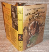 Nancy Drew #54 Strange Message in Parchment - Yellow Spine Matte HC - $17.00