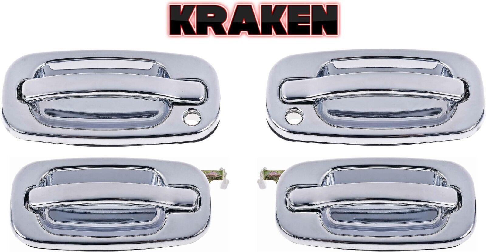 Primary image for Chrome Outside Door Handles For Chevy Tahoe GMC Yukon 2001-2005