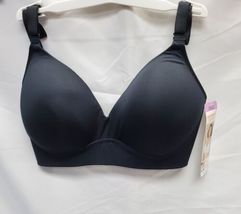 Simply Perfect by Warner's Women's 36DD Longline Convertible Wirefree Bra Black image 2