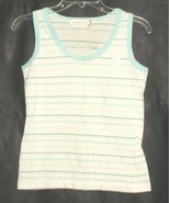 ADOLFO ROYALTY COLLECTION tank top Girls White/green Chest=32&quot; - $1.99
