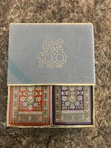 GE 100 year anniversary commemorative playing card set - $8.00