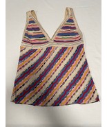 M Missoni Striped Knit Tank Top Multicolored, Women-10 - $30.00